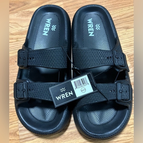 Wren Black Sandals men’s size 10/11 or women’s 11 - Picture 1 of 3